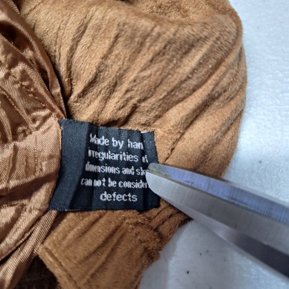 Flair Skirt Faux Suade‎ Cowgirl Native Country Ruffle Asymmetrical Womens Small - Picture 6 of 8